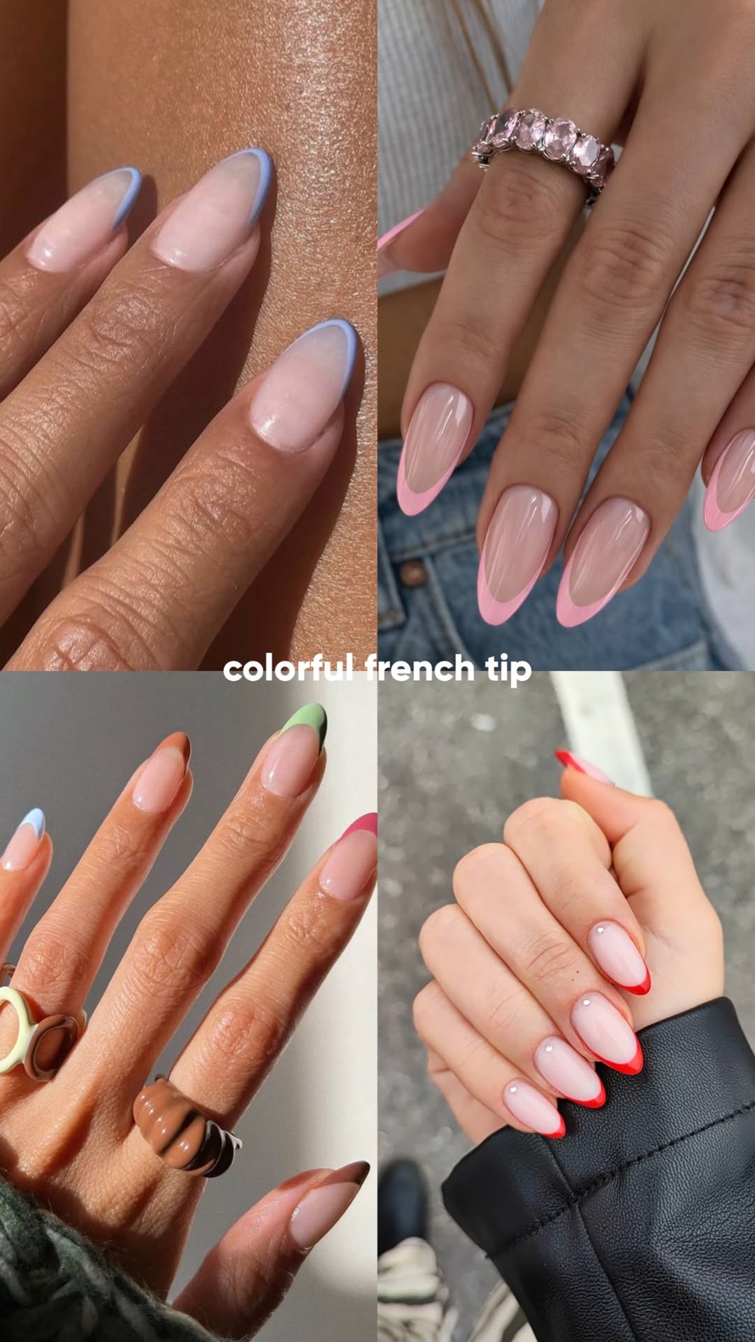 Colorful French Tip